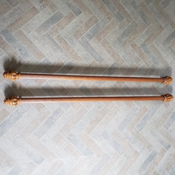 Custom Curtains 2 Valances 68W x 18L Each Wide Pocket Yellow Roses Heavy Duty Co - Picture 14 of 14